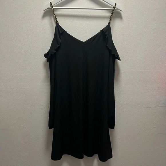 NWT Michael Michael Kors Cold Shoulder Dress - Picture 2 of 6